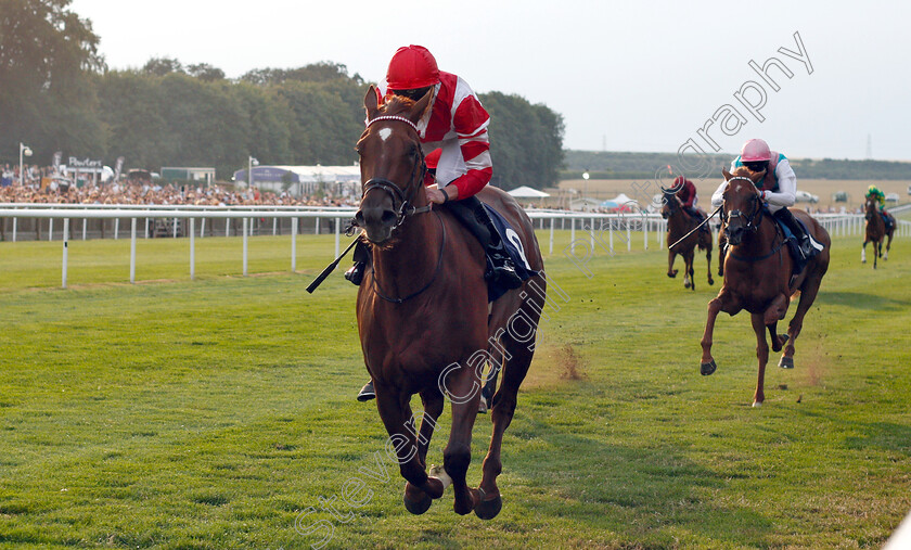 Ummalnar-0004 
 UMMALNAR (James Doyle) wins The Fly London Southend Airport To Dubrovnik Fillies Novice Stakes
Newmarket 20 Jul 2018 - Pic Steven Cargill / Racingfotos.com