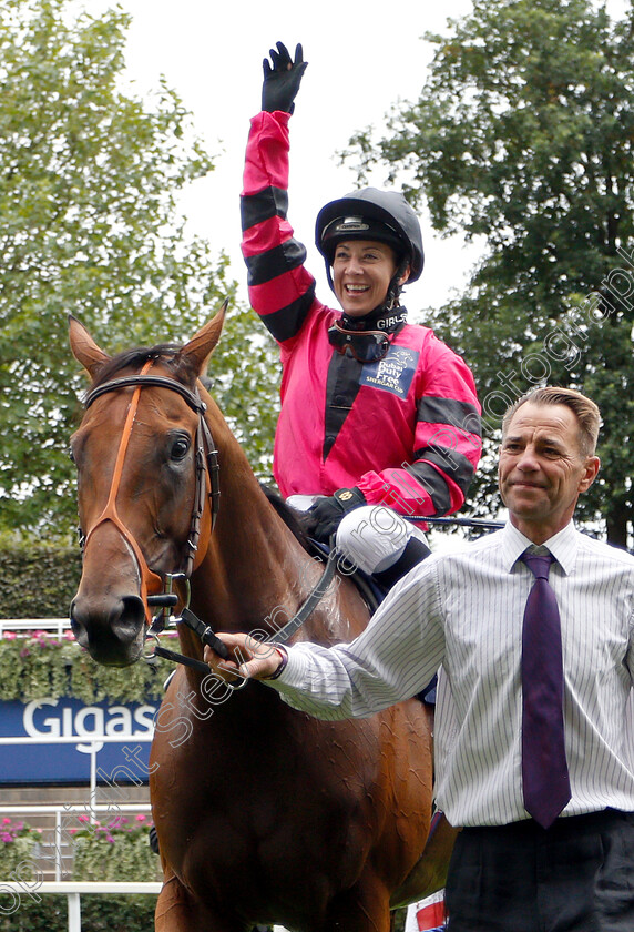 Via-Serendipity-0004 
 VIA SERENDIPITY (Hayley Turner) after The Dubai Duty Free Shergar Cup Mile
Ascot 11 Aug 2018 - Pic Steven Cargill / Racingfotos.com