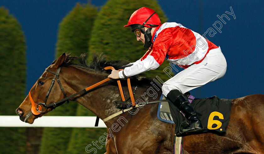 Vina-Bay-0006 
 VINA BAY (Liam Keniry) wins The Unibet 3 Uniboosts A Day Handicap
Kempton 24 Feb 2021 - Pic Steven Cargill / Racingfotos.com