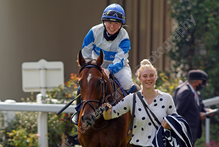 Spirited-Guest-0011 
 SPIRITED GUEST (Rosie Margarson) after The Longines Handicap
Ascot 24 Jul 2021 - Pic Steven Cargill / Racingfotos.com