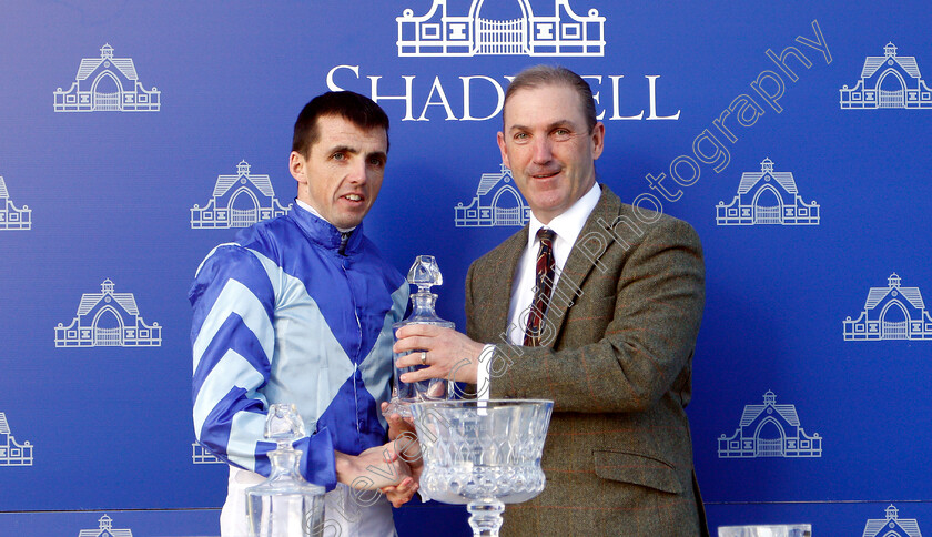 Skardu-0011 
 Presentation to Martin Harley for The Derrinstown British EBF Maiden Stakes won by SKARDU
Newmarket 28 Sep 2018 - Pic Steven Cargill / Racingfotos.com