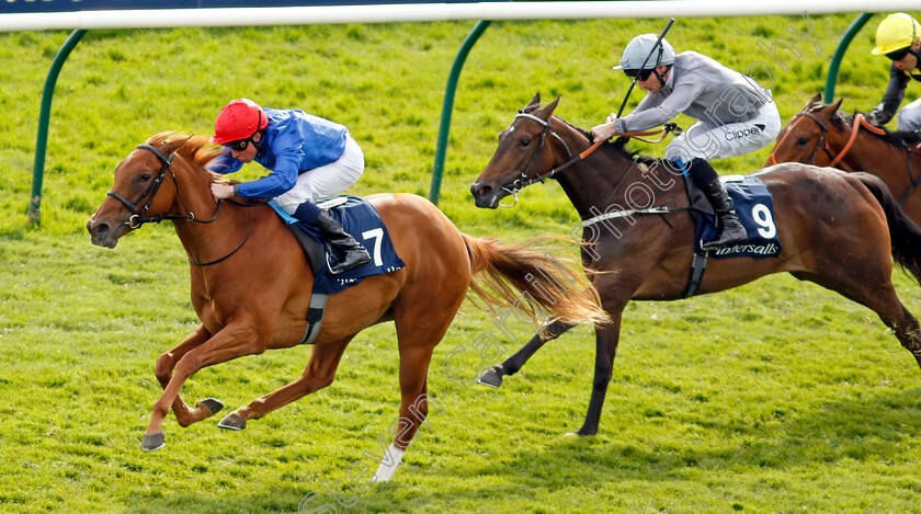 Mountain-Breeze-0006 
 MOUNTAIN BREEZE (William Buick) wins The Tattersalls EBF Fillies Novice Stakes
Newmarket 5 May 2024 - Pic Steven Cargill / Racingfotos.com