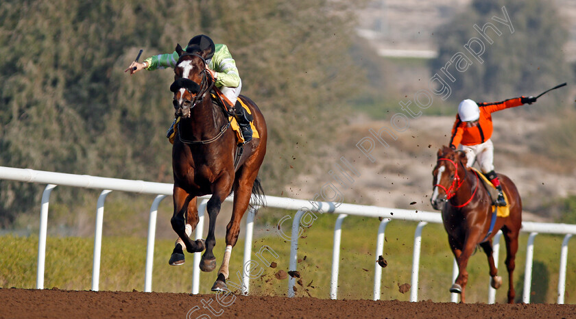 Galesburg-0002 
 GALESBURG (Richard Mullen) wins The Emirates A380 Handicap Jebel Ali, Dubai 9 Feb 2018 - Pic Steven Cargill / Racingfotos.com