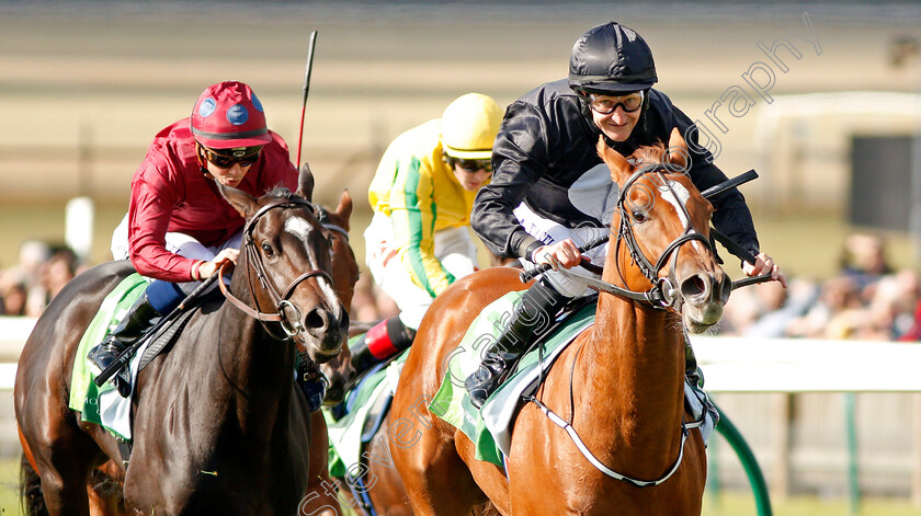 Millisle-0006 
 MILLISLE (Shane Foley) beats TROPBEAU (left) in The Juddmonte Cheveley Park Stakes
Newmarket 28 Sep 2019 - Pic Steven Cargill / Racingfotos.com