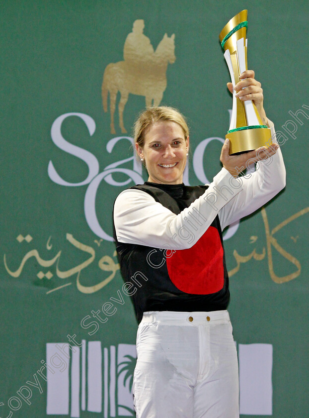 Caitlin-Jones-0002 
 CAITLIN JONES winner of The STC International Jockeys Challenge
King Abdulaziz Racecourse, Riyadh, Saudi Arabia 25 Feb 2022 - Pic Steven Cargill /Racingfotos.com