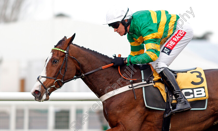 Apple s-Shakira-0008 
 APPLE'S SHAKIRA (Barry Geraghty) wins The JCB Triumph Trial Juvenile Hurdle Cheltenham 16 Dec 2017 - Pic Steven Cargill / Racingfotos.com