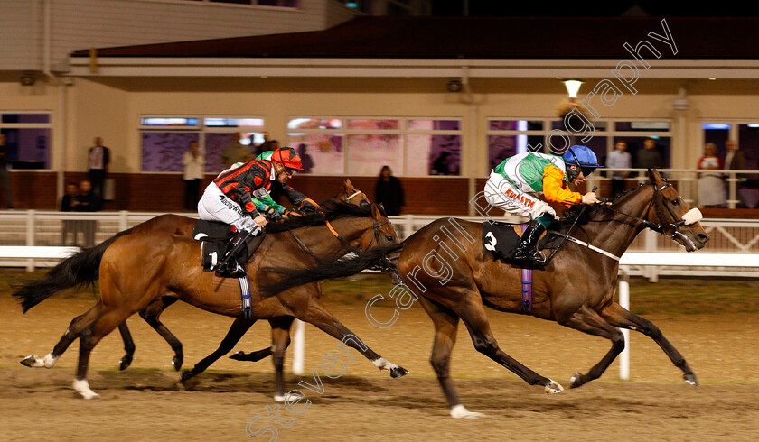 Kensington-Art-0003 
 KENSINGTON ART (Connor Murtagh) wins The Celebrate August's Hero Paul Burder Handicap
Chelmsford 4 Sep 2019 - Pic Steven Cargill / Racingfotos.com