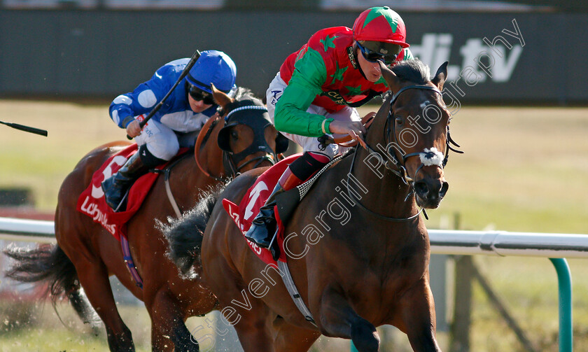 Diligent-Harry-0008 
 DILIGENT HARRY (Adam Kirby) wins The Ladbrokes 3 Year Old All-Weather Championships Conditions Stakes
Lingfield 2 Apr 2021 - Pic Steven Cargill / Racingfotos.com