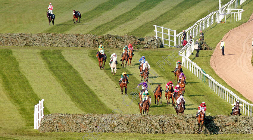 Tiger-Roll-0003 
 TIGER ROLL (Davy Russell) jumps the last fence to beat PLEASANT COMPANY in The Randox Health Grand National Aintree 14 Apr 2018 - Pic Steven Cargill / Racingfotos.com