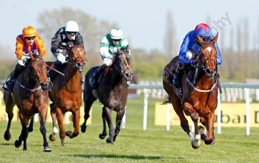 Adorable-0001 
 ADORABLE (James Doyle) wins The Coln Valley Stud Bridget Maiden Fillies Stakes Newbury 20 Apr 2018 - Pic Steven Cargill / Racingfotos.com