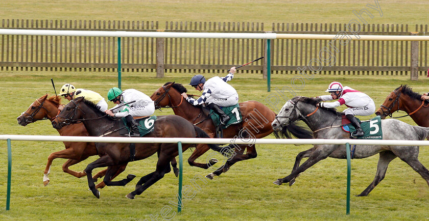 Flavius-Titus-0003 
 FLAVIUS TITUS (Andrea Atzeni) beats GREEN POWER (6) SUMMERGHAND (1) and ICE LORD (5) in The Weatherbys TBA Handicap
Newmarket 16 Apr 2019 - Pic Steven Cargill / Racingfotos.com