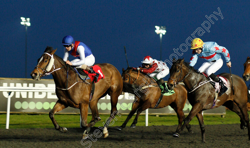 Maid-Millie-0001 
 MAID MILLIE (Stefano Cherchi) beats A STEP TOO FAR (right) in The Racing TV Apprentice Handicap Chase
Kempton 19 Feb 2020 - Pic Steven Cargill / Racingfotos.com