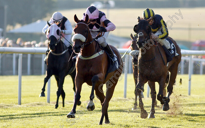 Overtrumped-0002 
 OVERTRUMPED (Hayley Turner) wins The Fly London Southend Airport To Prague Handicap
Newmarket 10 Aug 2018 - Pic Steven Cargill / Racingfotos.com