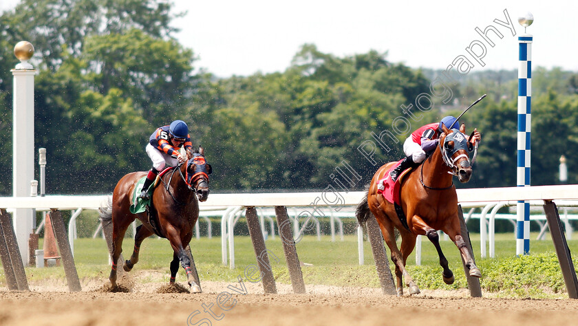 H-Man-0002 
 H MAN (Jose Lezcano) wins Allowance
Belmont Park USA 7 Jun 2019 - Pic Steven Cargill / Racingfotos.com