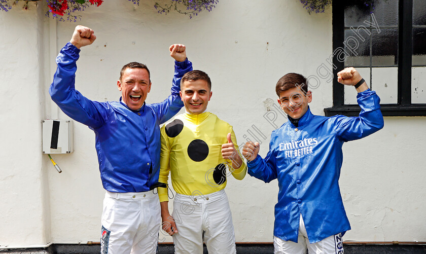 Italian-Jockeys-0003 
 FRANKIE DETTORI, ANDREA ATZENI and MARCO GHIANI cheer on Italy for Sundays Euro Final
Pic Steven Cargill