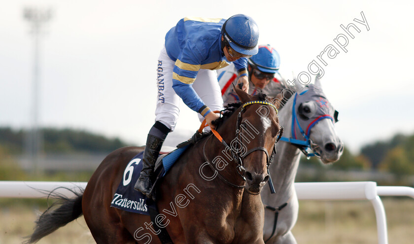 Wonnemond-0006 
 WONNEMOND (Bayarsaikhan Ganbat) wins The Tattersalls Nickes Minneslopning
Bro Park, Sweden 23 Sep 2018 - Pic Steven Cargill / Racingfotos.com