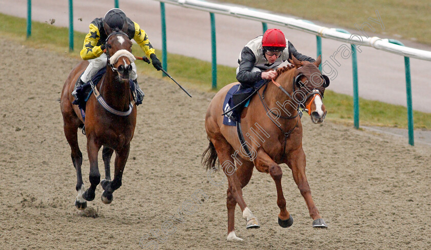 Caribeno-0004 
 CARIBENO (Luke Morris) beats OSLO (left) in The Betway Handicap
Lingfield 10 Mar 2021 - Pic Steven Cargill / Racingfotos.com