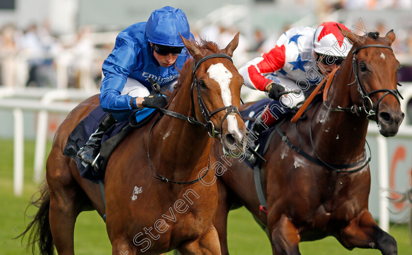 Modern-News-0006 
 MODERN NEWS (William Buick) wins The Cazoo Handicap
Doncaster 9 Sep 2021 - Pic Steven Cargill / Racingfotos.com