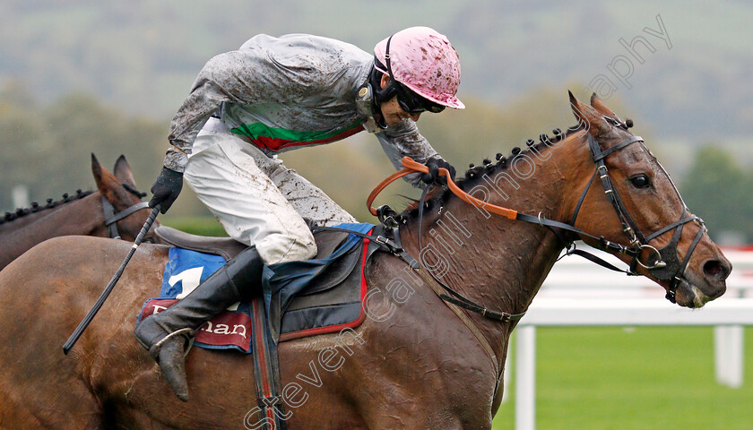 Petite-Power-0004 
 PETITE POWER (Liam Harrison) wins The Ryman Stationery Cheltenham Business Club Amateur Riders Handicap Chase
Cheltenham 25 Oct 2019 - Pic Steven Cargill / Racingfotos.com