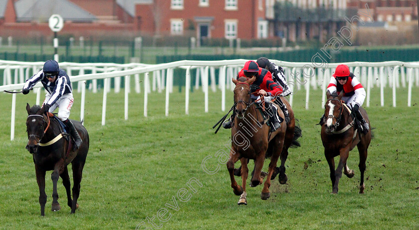 House-Island-0004 
 HOUSE ISLAND (centre, Gavin Sheehan) beats NOBBY (left) in The Racing TV Standard Open National Hunt Flat Race
Newbury 22 Mar 2019 - Pic Steven Cargill / Racingfotos.com