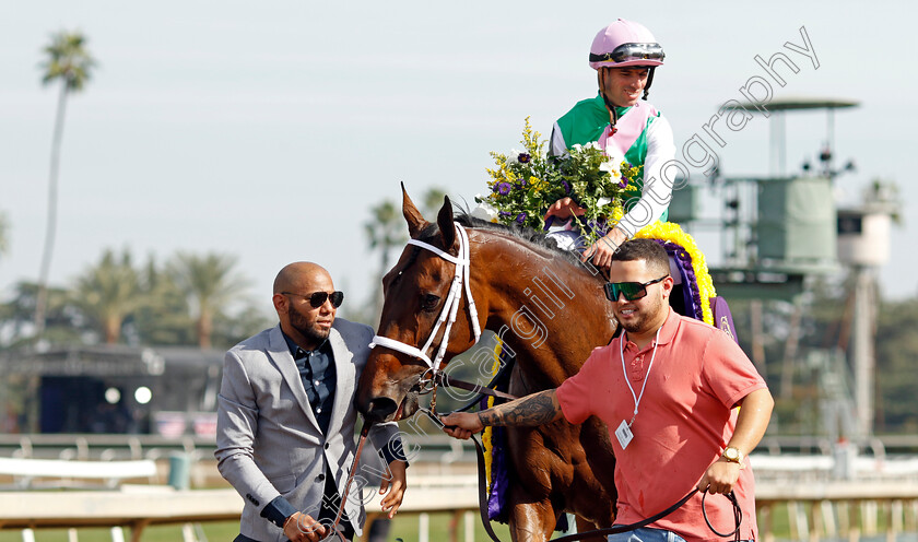 Idiomatic-0007 
 IDIOMATIC (Florent Geroux) winner of The Breeders' Cup Distaff
Santa Anita 4 Nov 2023 - pic Steven Cargill / Racingfotos.com