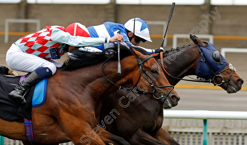 Master-The-Stars-0005 
 MASTER THE STARS (left, Mark Crehan) beats GOOD BIRTHDAY (right, Silvestre De Sousa) in The Betfair Exchange Handicap
Newmarket 14 May 2021 - Pic Steven Cargill / Racingfotos.com