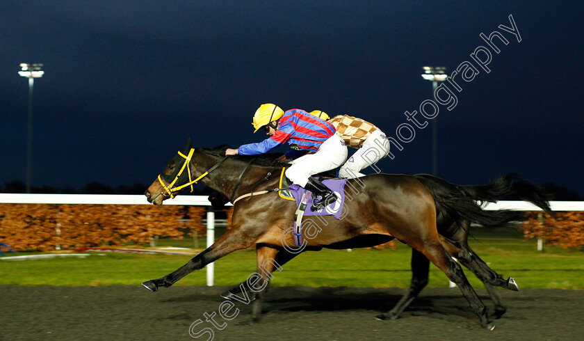 Cristal-Pallas-Cat-0003 
 CRISTAL PALLAS CAT (Rhiain Ingram) wins The Better Odds With Matchbook Nursery Kempton 13 Dec 2017 - Pic Steven Cargill / Racingfotos.com