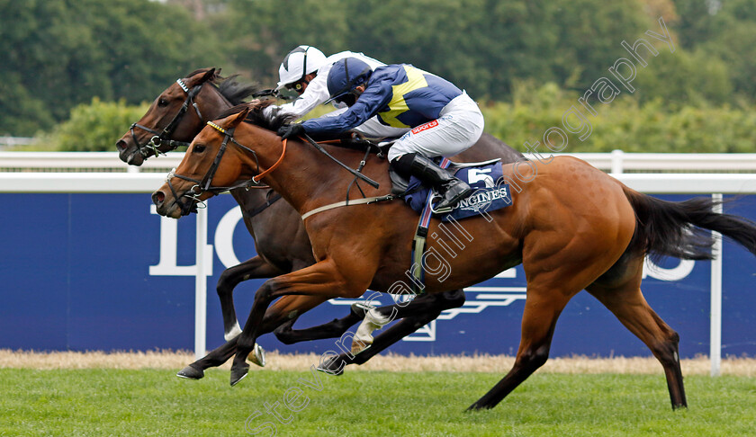 Jumbly-0005 
 JUMBLY (Hollie Doyle) beats OSCULA (farside) in The Longines Valiant Stakes
Ascot 23 Jul 2022 - Pic Steven Cargill / Racingfotos.com