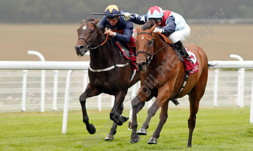 Sir-Dancealot-0001 
 SIR DANCEALOT (Gerald Mosse) beats HEY GAMAN (left) in The Qatar Lennox Stakes
Goodwood 30 Jul 2019 - Pic Steven Cargill / Racingfotos.com