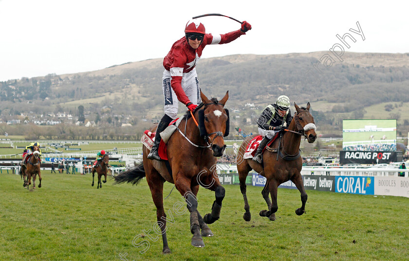 Tiger-Roll-0002 
 TIGER ROLL (Keith Donoghue) wins The Glenfarclas Cross Country Chase Cheltenham 14 Mar 2018 - Pic Steven Cargill / Racingfotos.com