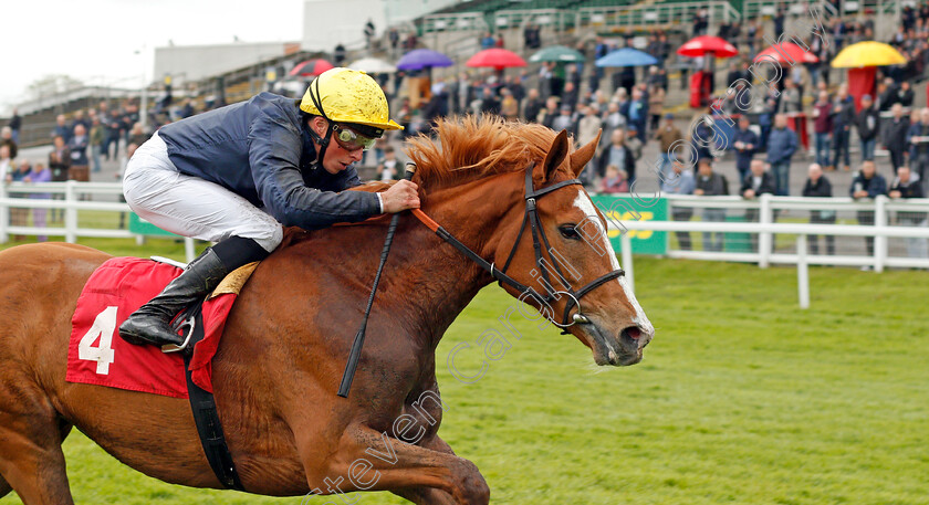 Crystal-Hope-0007 
 CRYSTAL HOPE (William Buick) wins The Nordoff Robbins David Enthoven Memorial Fillies Novice Stakes Sandown 27 Apr 2018 - Pic Steven Cargill / Racingfotos.com