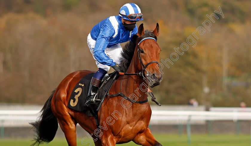 Eshaada-0004 
 ESHAADA (Jim Crowley) winner of The Play 3-2-Win At Mansionbet EBF Maiden Fillies Stakes Div1
Newmarket 9 Oct 2020 - Pic Steven Cargill / Racingfotos.com