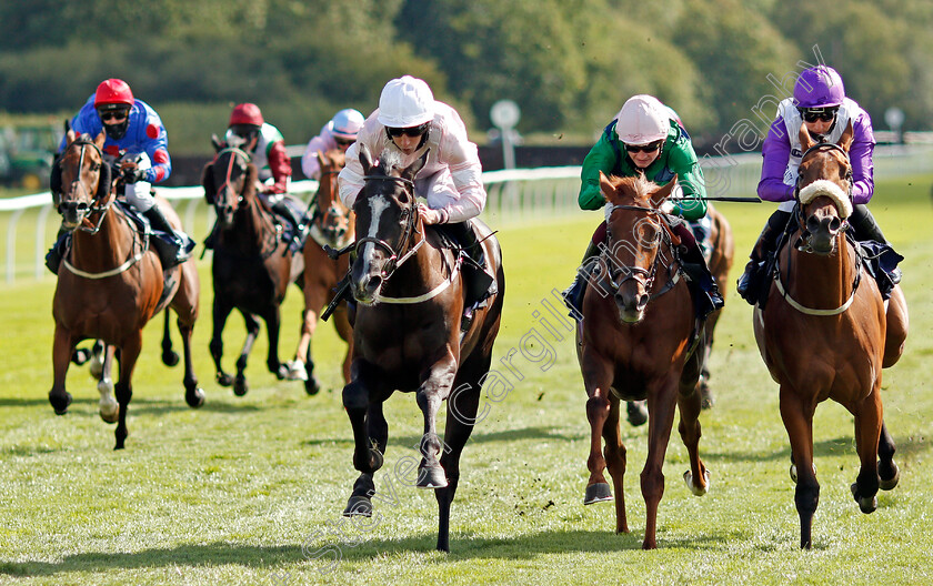 Whitehaven-0003 
 WHITEHAVEN (centre, P J McDonald) beats UP THE AISLE (2nd right) and PRINCESS SIYOUNI (right) in The Betway Casino Classified Stakes
Lingfield 26 Aug 2020 - Pic Steven Cargill / Racingfotos.com