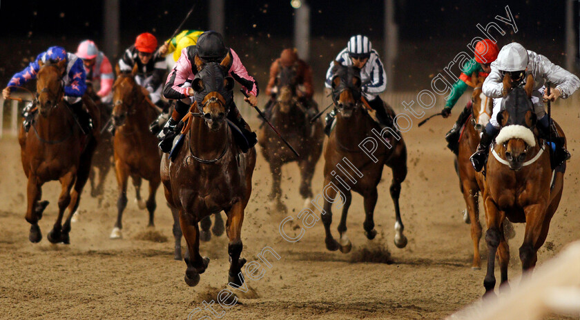 Queen s-Order-0003 
 QUEEN'S ORDER (right, Kieran Shoemark) beats TOP BREEZE (left) in The tote.co.uk Free Streaming Every UK Race Handicap
Chelmsford 8 Oct 2020 - Pic Steven Cargill / Racingfotos.com