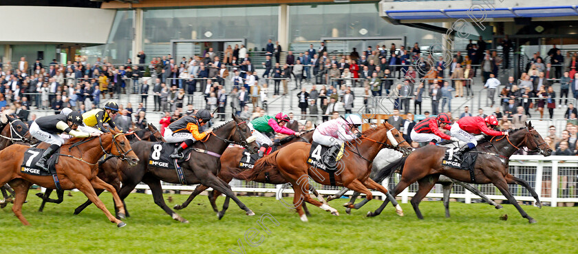 Pendleton-0003 
 PENDLETON (11, Callum Rodriguez) beats TERUNTUM STAR (centre) SAAHEQ (2nd left) and CALL ME GINGER (left) in The McGee Group Handicap
Ascot 5 Oct 2019 - Pic Steven Cargill / Racingfotos.com