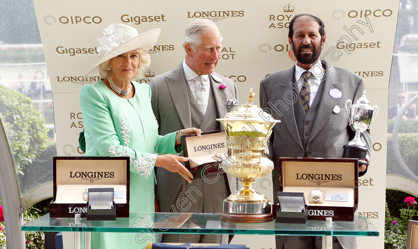 Poet s-Word-0015 
 Presentation by the Duke and Duchess of Cornwall to Saeed Suhail for The Prince Of Wales's Stakes won by POET'S WORD
Royal Ascot 20 Jun 2018 - Pic Steven Cargill / Racingfotos.com