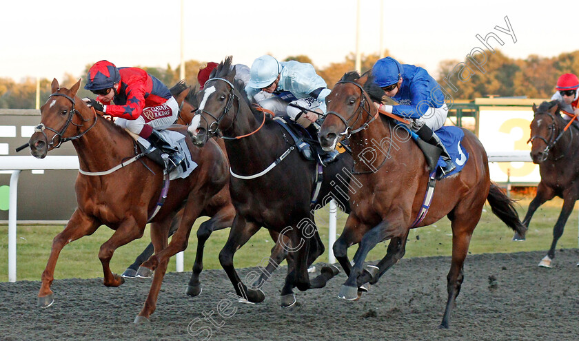 First-View-0004 
 FIRST VIEW (right, Hector Crouch) beats STANFORD (left) and LORD NEIDIN (centre) in The 32Red Casino EBF Novice Stakes
Kempton 2 Oct 2019 - Pic Steven Cargill / Racingfotos.com