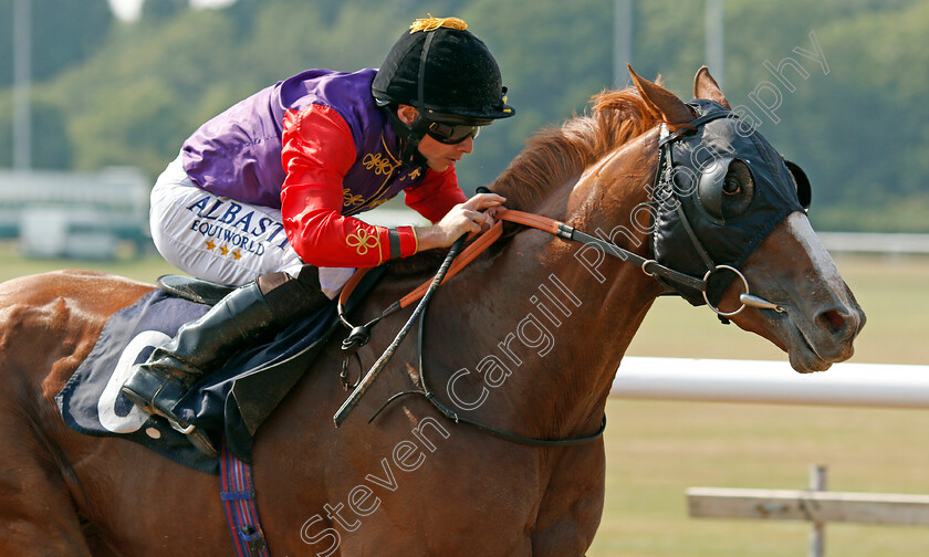 Vindicate-0007 
 VINDICATE (Ryan Moore) wins The Free Tips Daily On attheraces.com Handicap
Wolverhampton 11 Aug 2020 - Pic Steven Cargill / Racingfotos.com