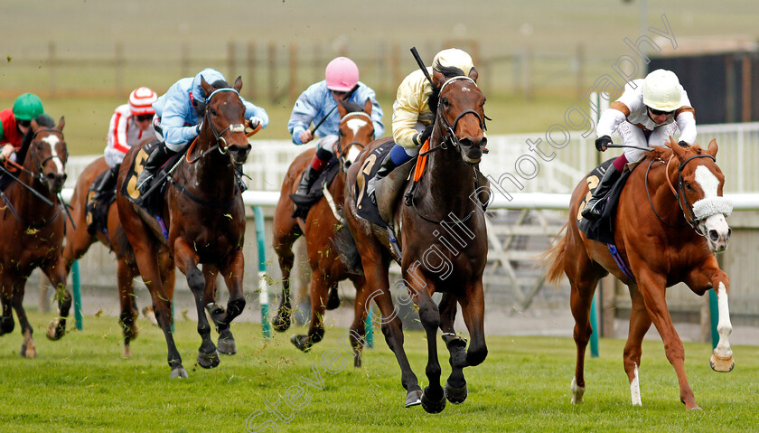 Final-Watch-0003 
 FINAL WATCH (centre, Marco Ghiani) beats MAY NIGHT (right) in The Betfair Racing Only Bettor Podcast Handicap
Newmarket 14 May 2021 - Pic Steven Cargill / Racingfotos.com