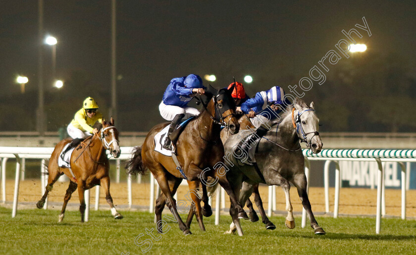 Valiant-Prince-0007 
 VALIANT PRINCE (left, James Doyle) beats ALFAREEQ (right) in The Singspiel Stakes
Meydan, Dubai 3 Feb 2023 - Pic Steven Cargill / Racingfotos.com