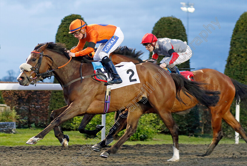 She s-Centimental-0002 
 SHE'S CENTIMENTAL (Kieran O'Neill) wins The Unibet Support Safe Gambling Fillies Handicap
Kempton 3 Apr 2024 - Pic Steven Cargill / Racingfotos.com