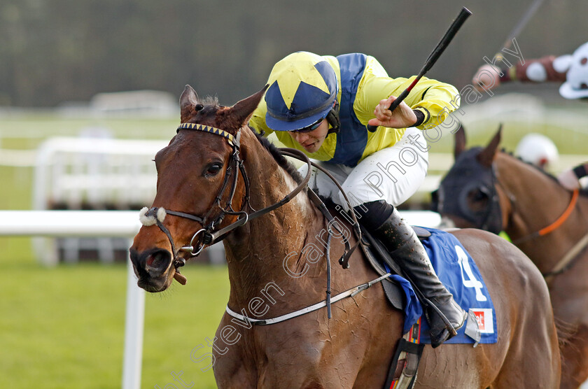 Nine-Graces-0005 
 NINE GRACES (Finley Maguire) wins The Sky Bet Amateur National Handicap Chase
Punchestown 12 Jan 2025 - Pic Steven Cargill / Racingfotos.com