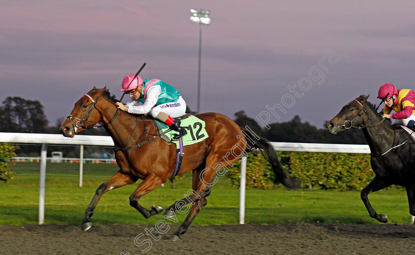 Tivoli-0001 
 TIVOLI (Andrea Atzeni) wins The 32Red.com British Stallion Studs EBF Maiden Fillies Stakes Div2 Kempton 4 Oct 2017 - Pic Steven Cargill / Racingfotos.com