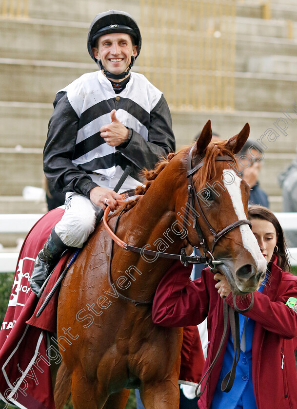 Ramatuelle-0007 
 RAMATUELLE (A Lemaitre) winner of the Prix de la Foret
Longchamp 6 Oct 2024 - Pic Steven Cargill / Racingfotos.com