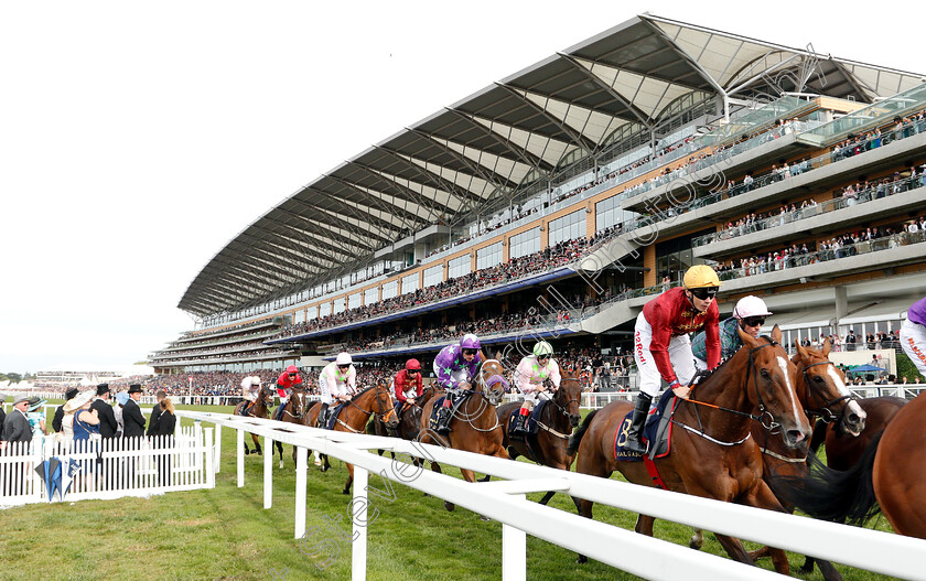 Pallasator-0002 
 PALLASATOR (Jamie Spencer) wins The Queen Alexandra Stakes 
Royal Ascot 23 Jun 2018 - Pic Steven Cargill / Racingfotos.com