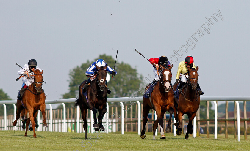 Tynwald-0001 
 TYNWALD (2nd right, Luke Morris) beats STAR CALIBER (centre) and PRETTY SWEET (right) in The Sky Sports Racing HD Virgin 535 Novice Stakes
Bath 23 Jun 2021 - Pic Steven Cargill / Racingfotos.com