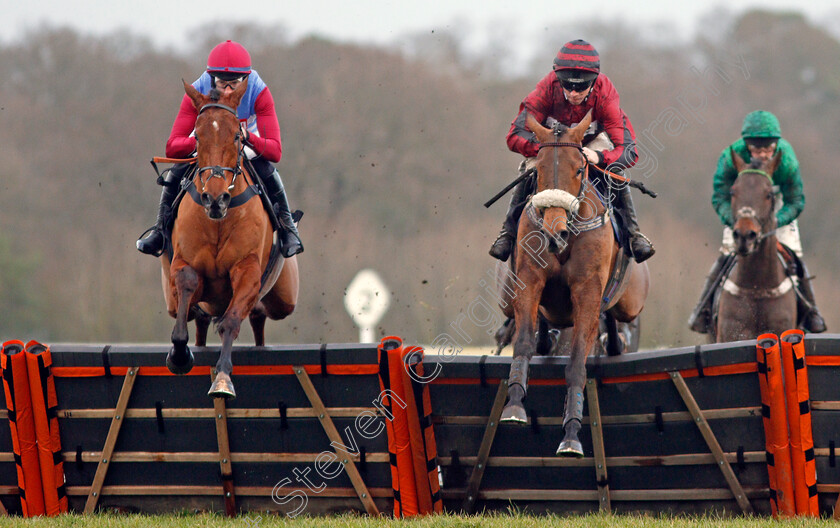 The-Worlds-End-0002 
 THE WORLDS END (left, Adrian Heskin) beats PAPAGANA (right) in The Marsh Long Walk Hurdle
Ascot 21 Dec 2019 - Pic Steven Cargill / Racingfotos.com