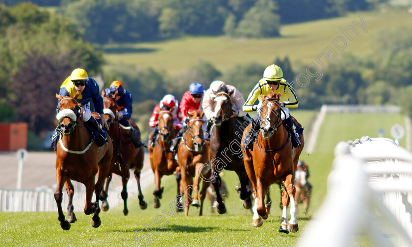 Sea-The-Caspar-0001 
 SEA THE CASPAR (right, Ross Coakley) beats AJERO (left) in The Cazoo Maiden Stakes Div1
Chepstow 27 May 2022 - Pic Steven Cargill / Racingfotos.com