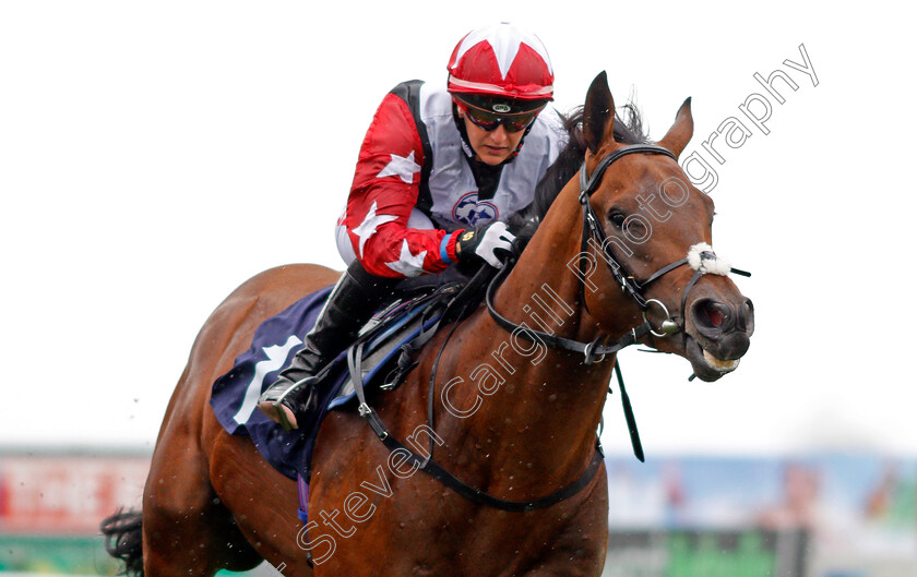 Corrosive-0007 
 CORROSIVE (Josephine Gordon) wins The John Kemp 4x4 Centre Of Norwich Novice Stakes Div1 Yarmouth 24 Apr 2018 - Pic Steven Cargill / Racingfotos.com