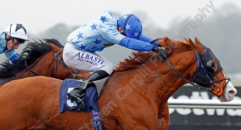 Swift-Approval-0007 
 SWIFT APPROVAL (Oisin Murphy) wins The Play Starburst Slot At sunbets.co.uk/vegas Handicap Lingfield 12 Jan 2018 - Pic Steven Cargill / Racingfotos.com